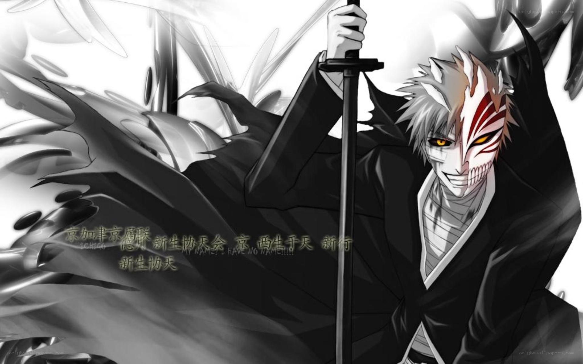 Bleach character with mask