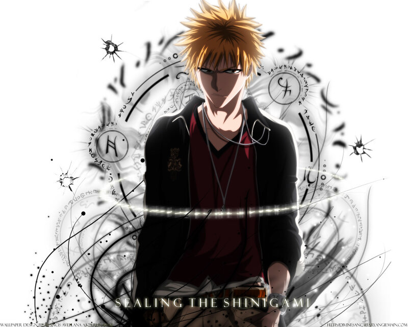 Bleach character with sealing magic