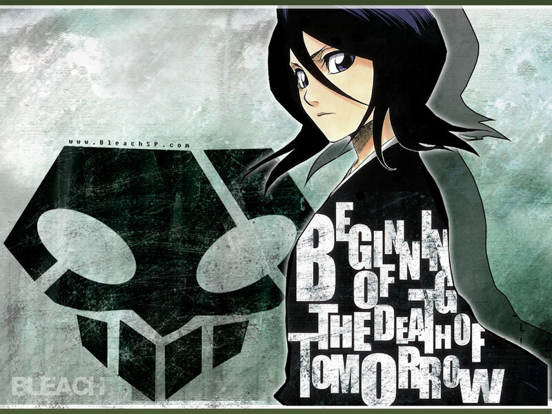 Bleach character with skull symbol