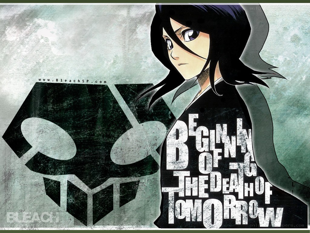 Bleach character with skull symbol