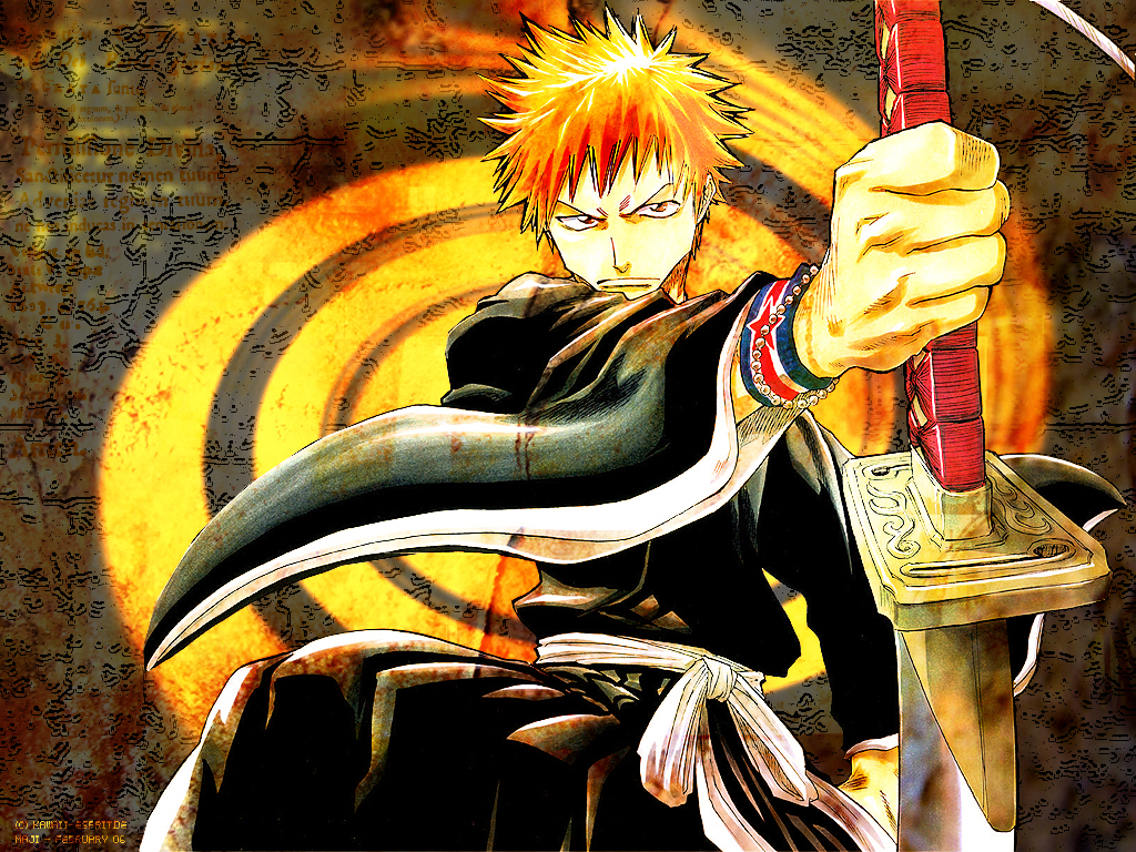Bleach character with sword