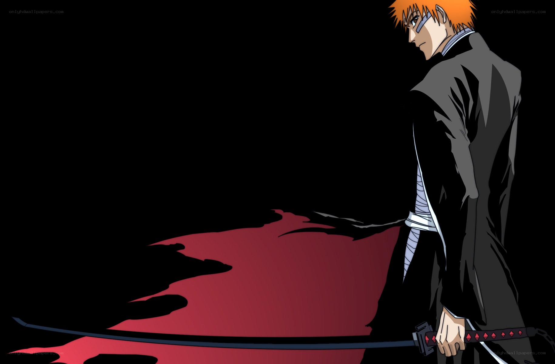 Bleach character with sword