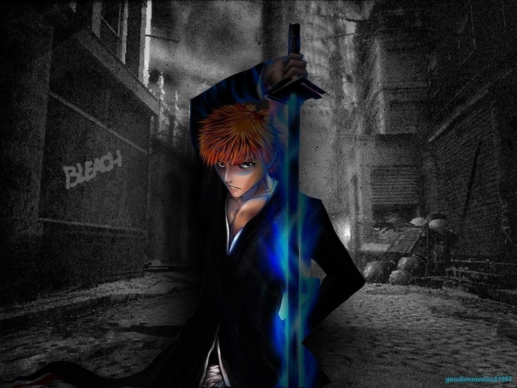 Bleach character with sword