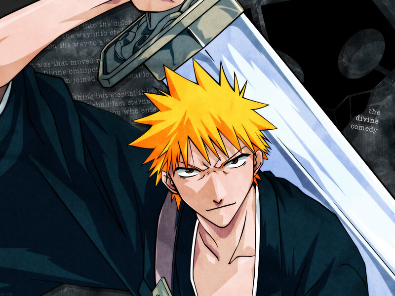 Bleach character with sword