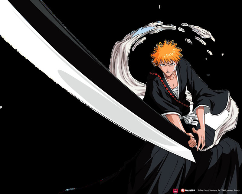 Bleach character with sword