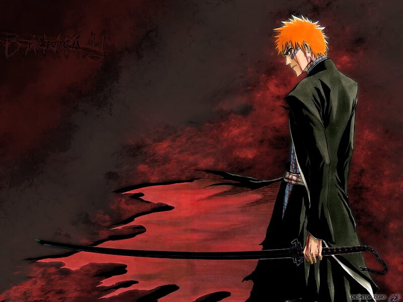 Bleach character with sword