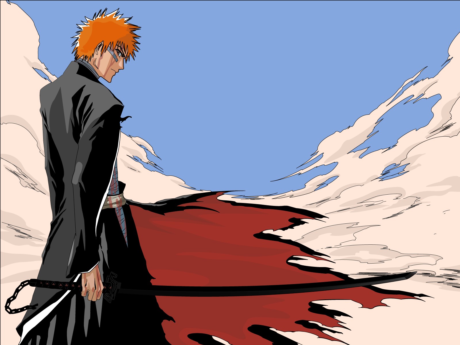 Bleach character with sword