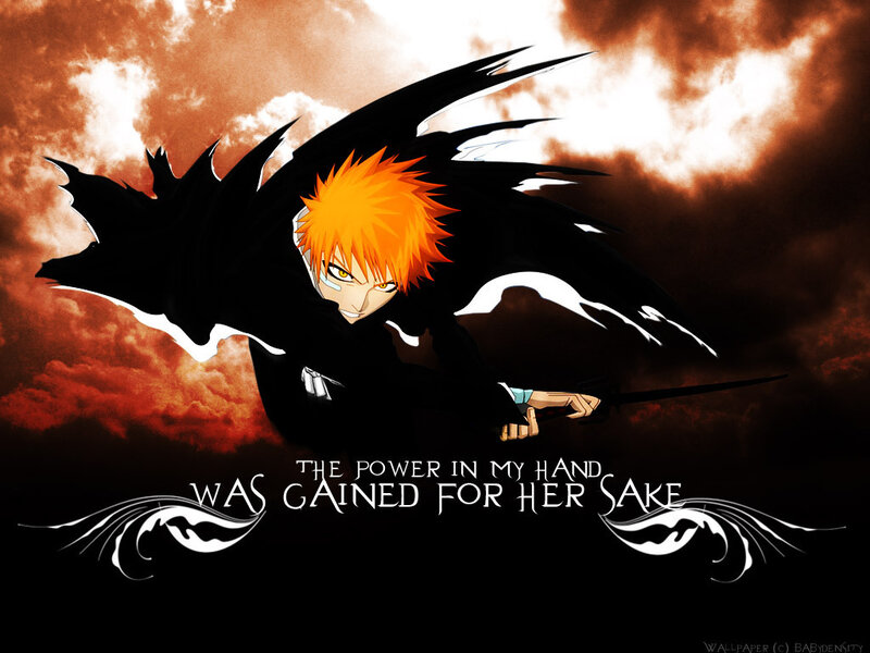 Bleach character with wings