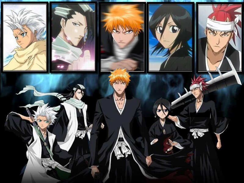 Bleach characters collage