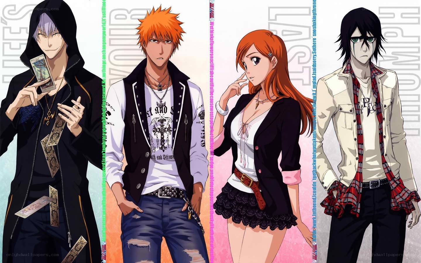 Bleach characters collage