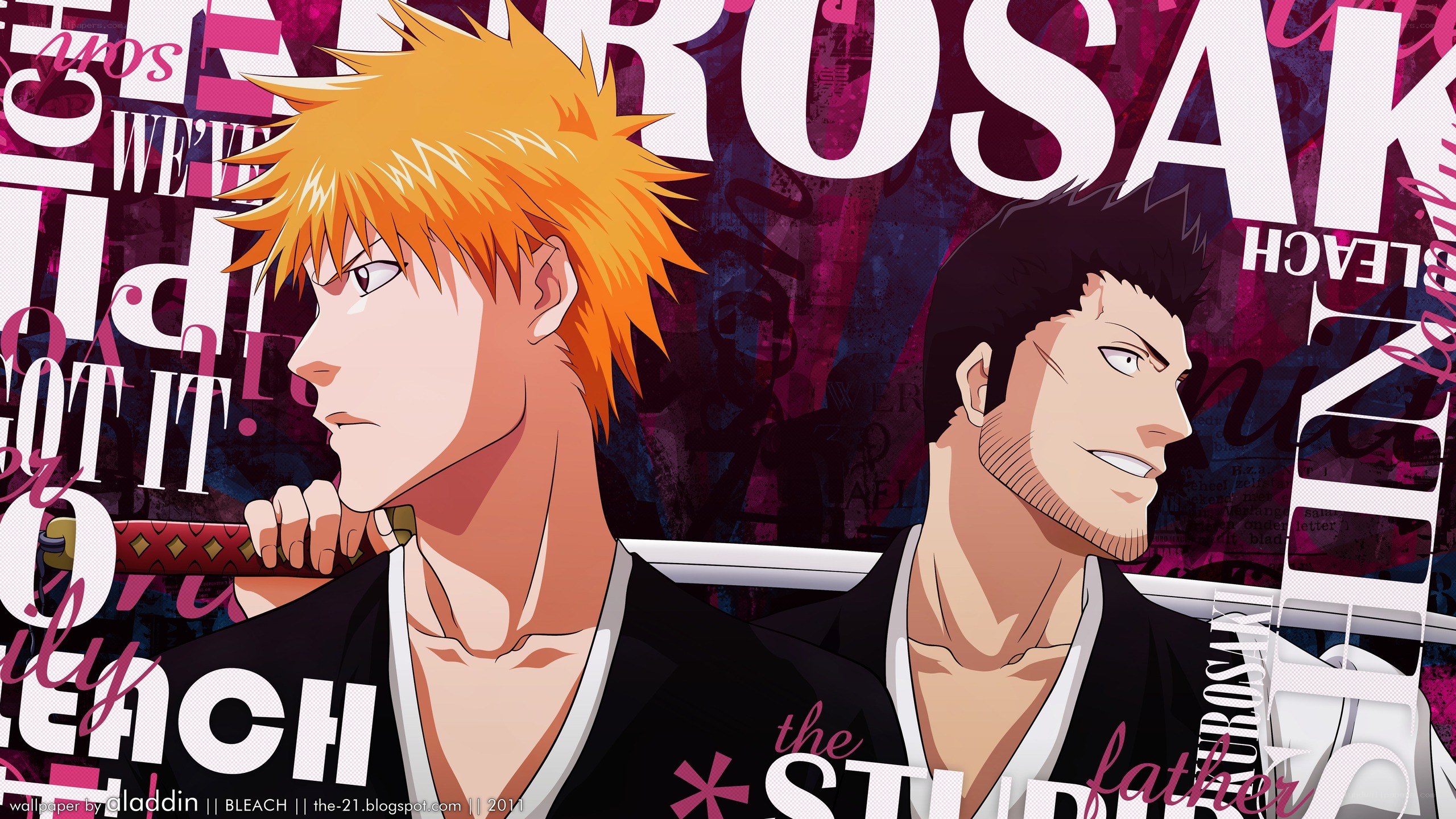 Bleach characters Ichigo and Urahara