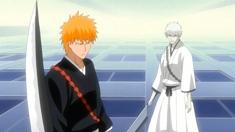 Bleach characters in a duel