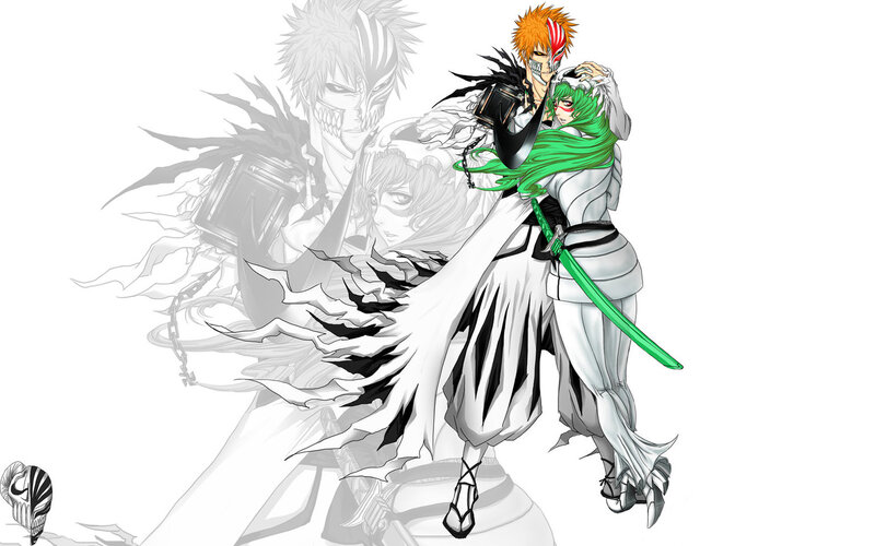 Bleach characters in action