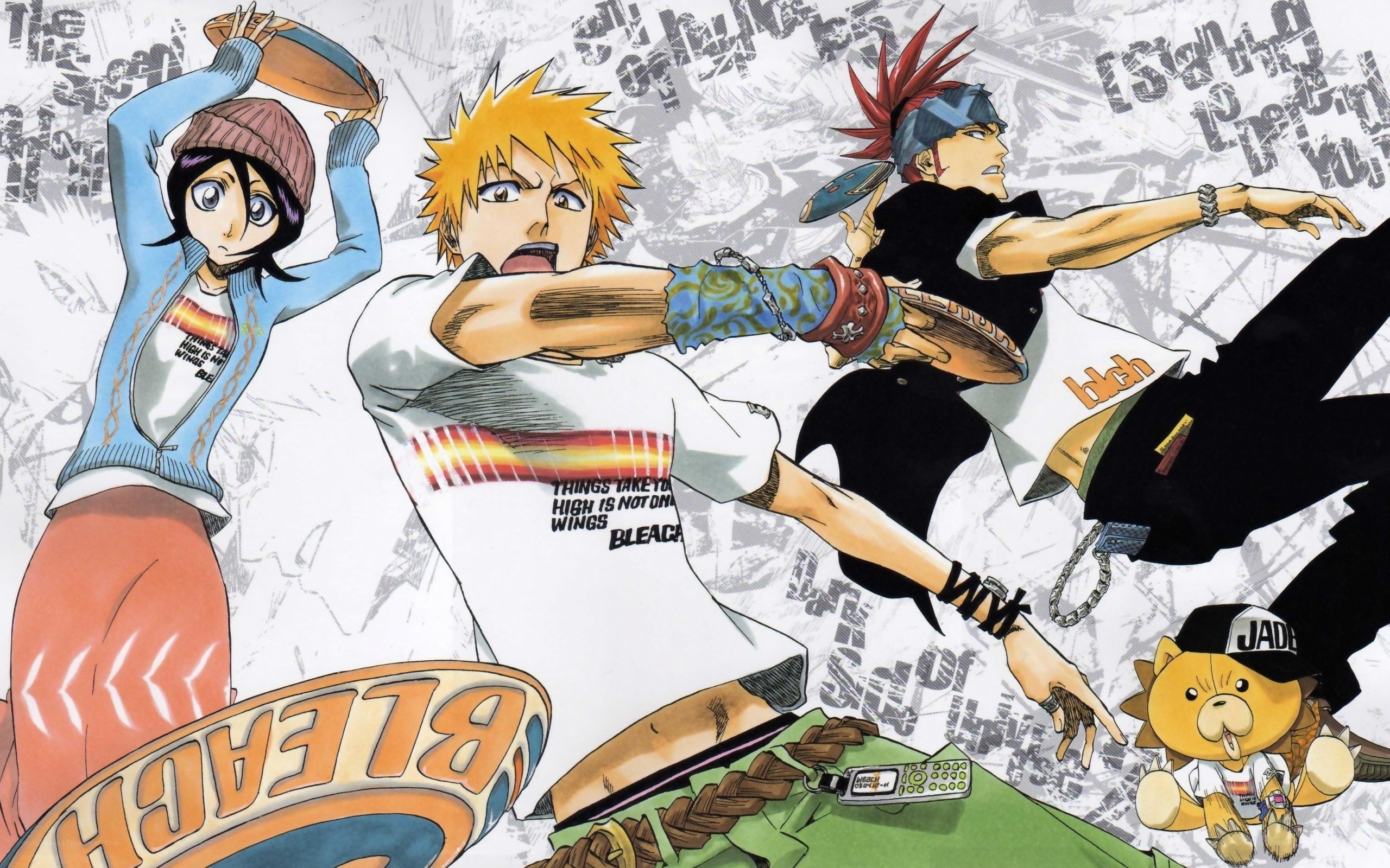 Bleach characters in action