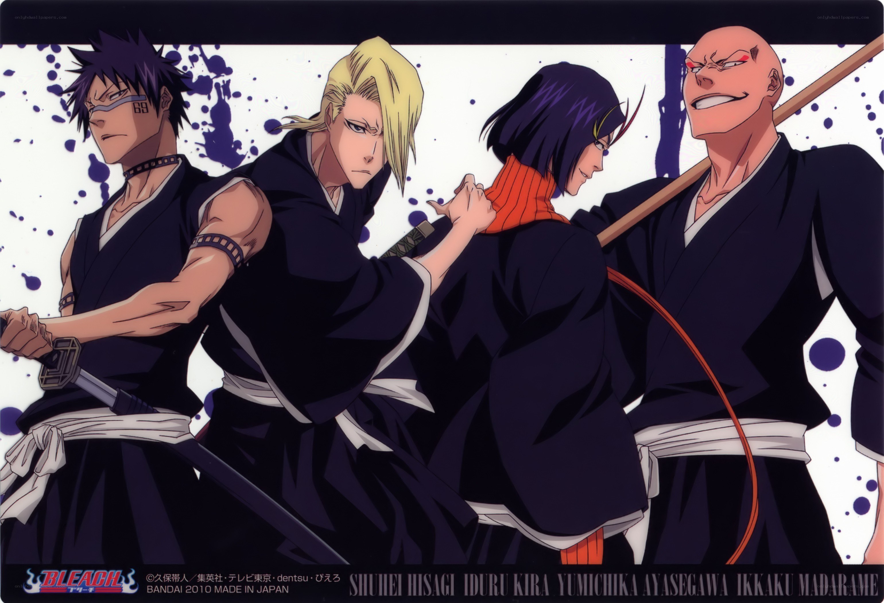 Bleach characters in action