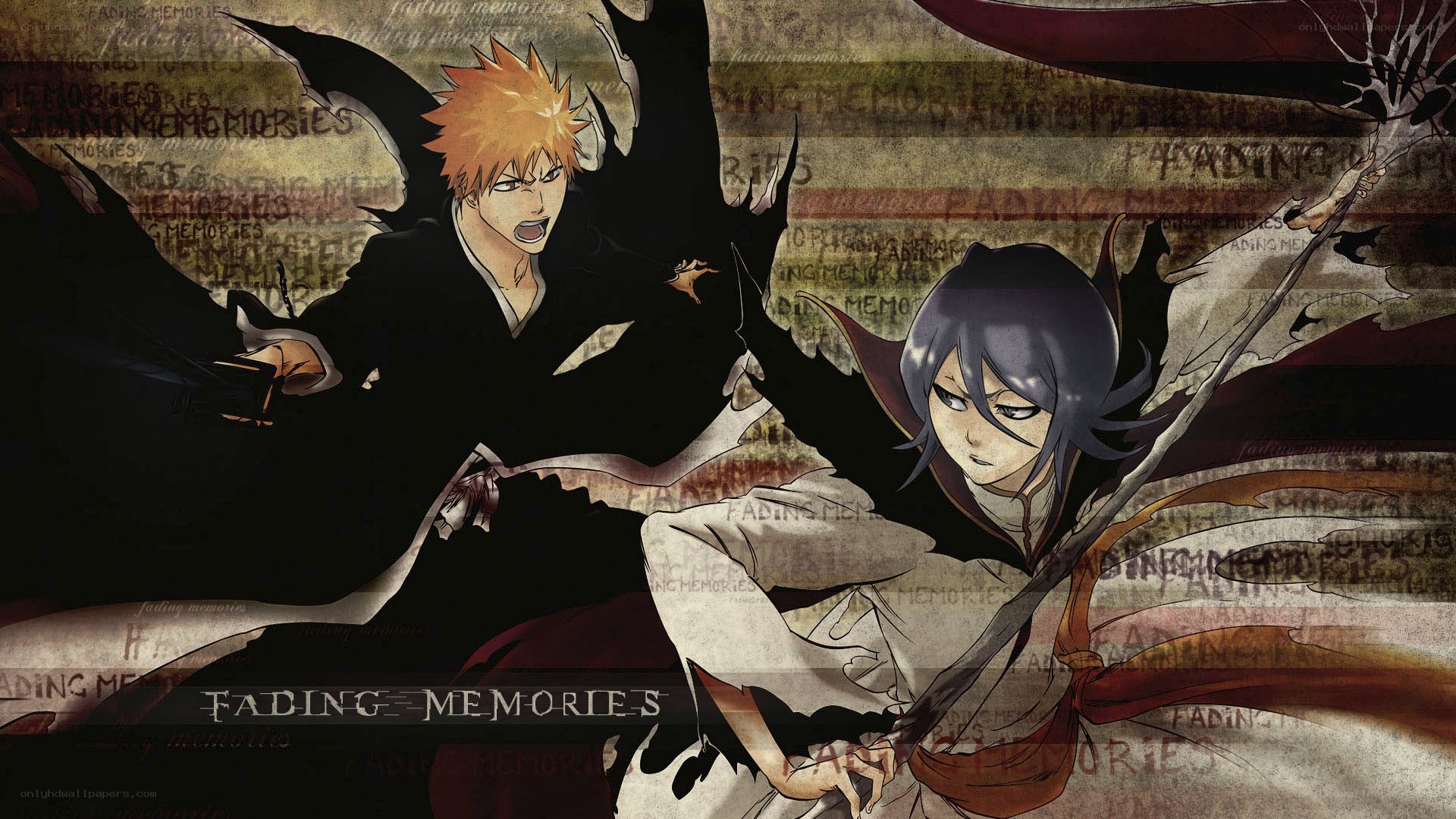 Bleach characters in action