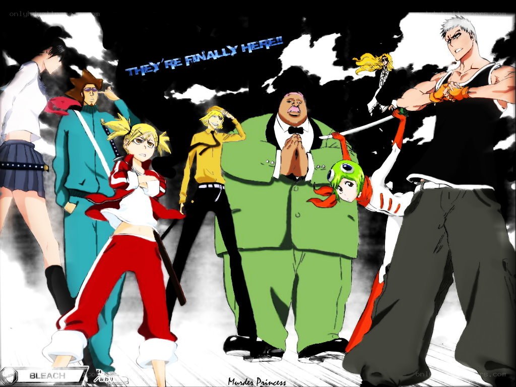 Bleach characters in action