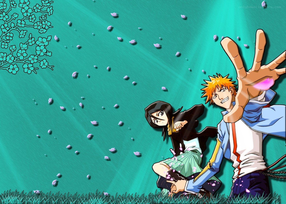 Bleach characters in action