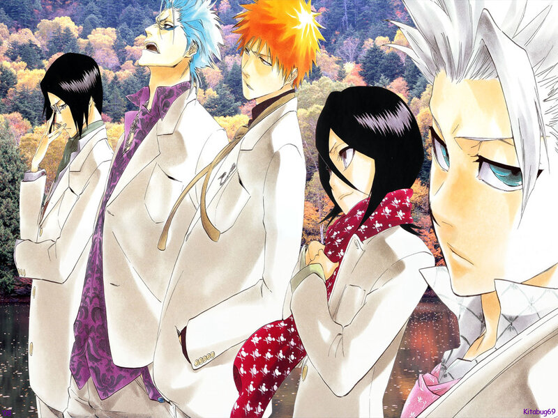 Bleach characters in autumn