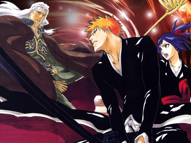 Bleach characters in battle