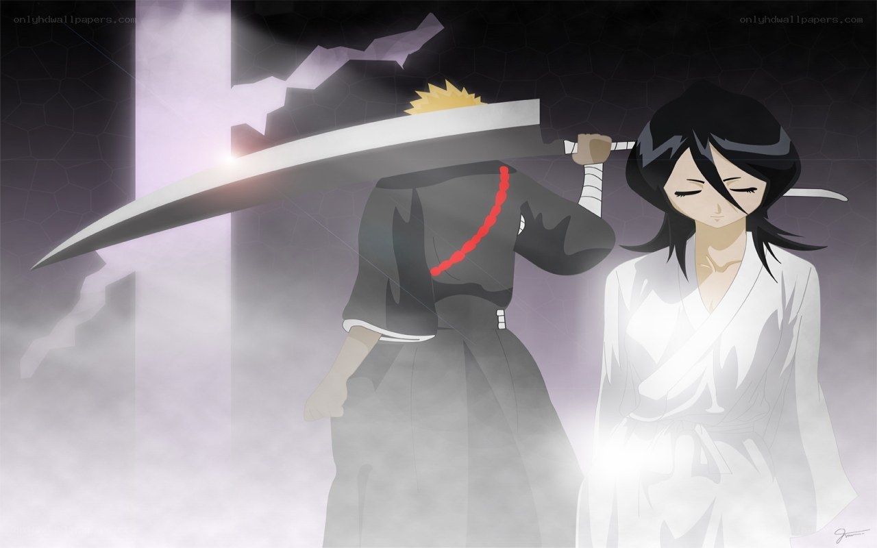 Bleach characters in battle