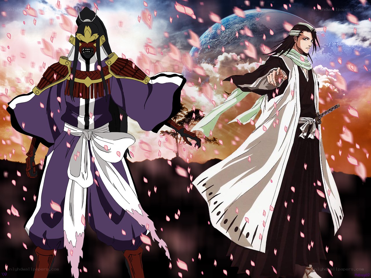 Bleach characters in battle