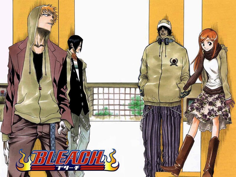 Bleach characters in casual wear