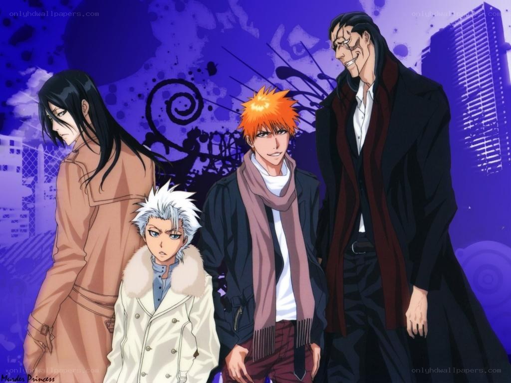 Bleach characters in city