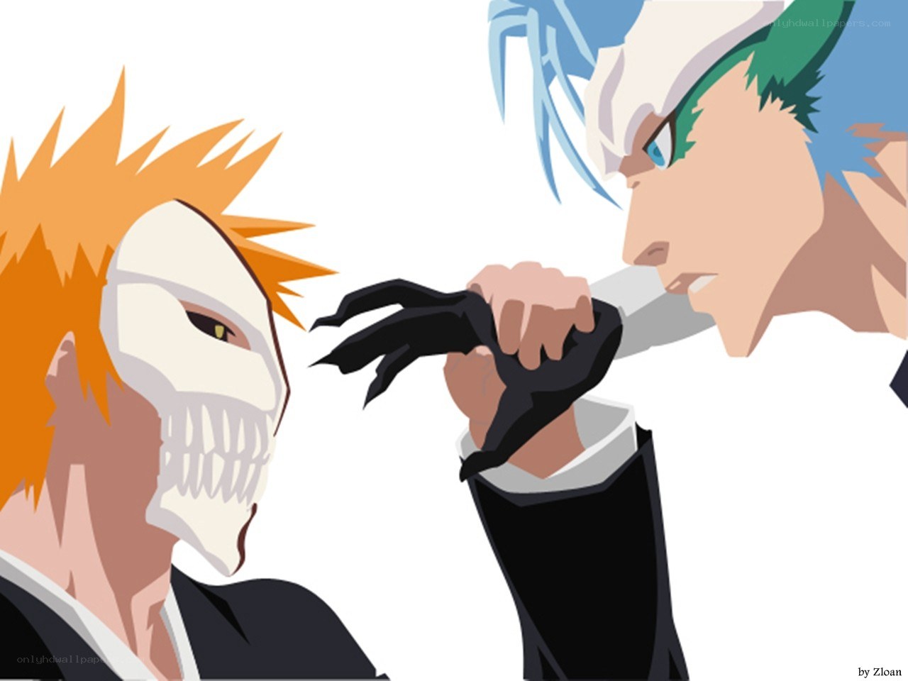 Bleach characters in combat