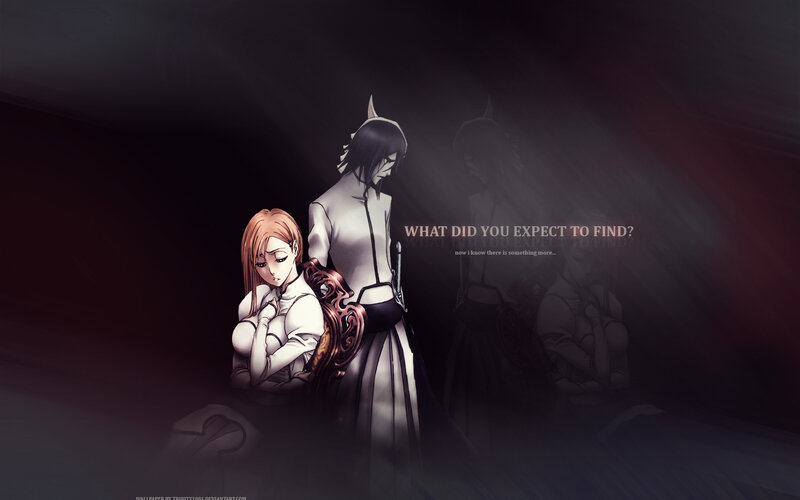 Bleach characters in dark scene