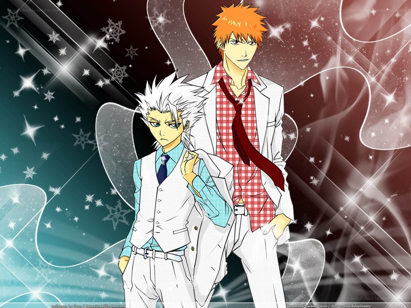 Bleach characters in formal wear