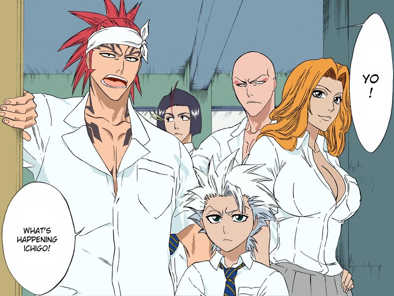Bleach characters in lab coats