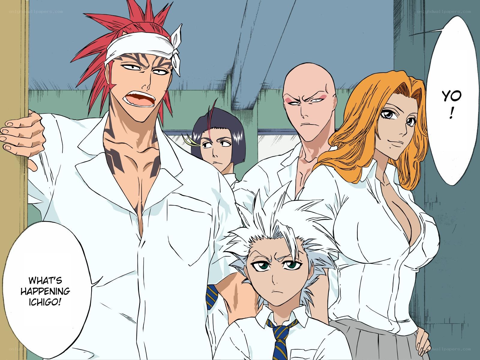 Bleach characters in lab coats