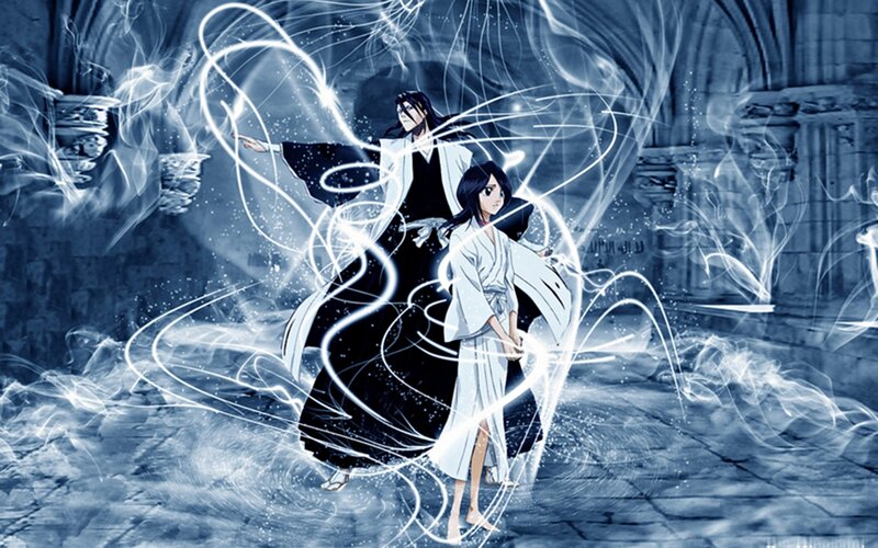 Bleach characters in spiritual energy