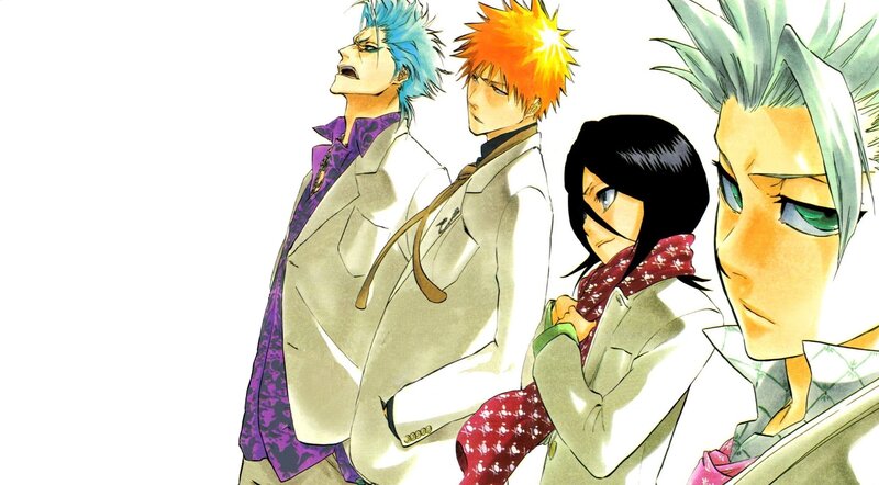 Bleach characters in suits