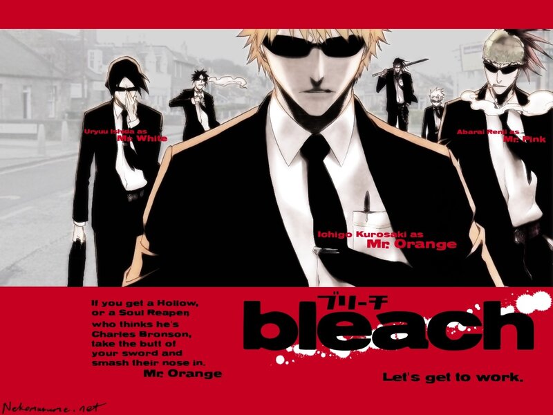 Bleach characters in suits