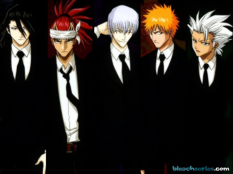Bleach characters in suits
