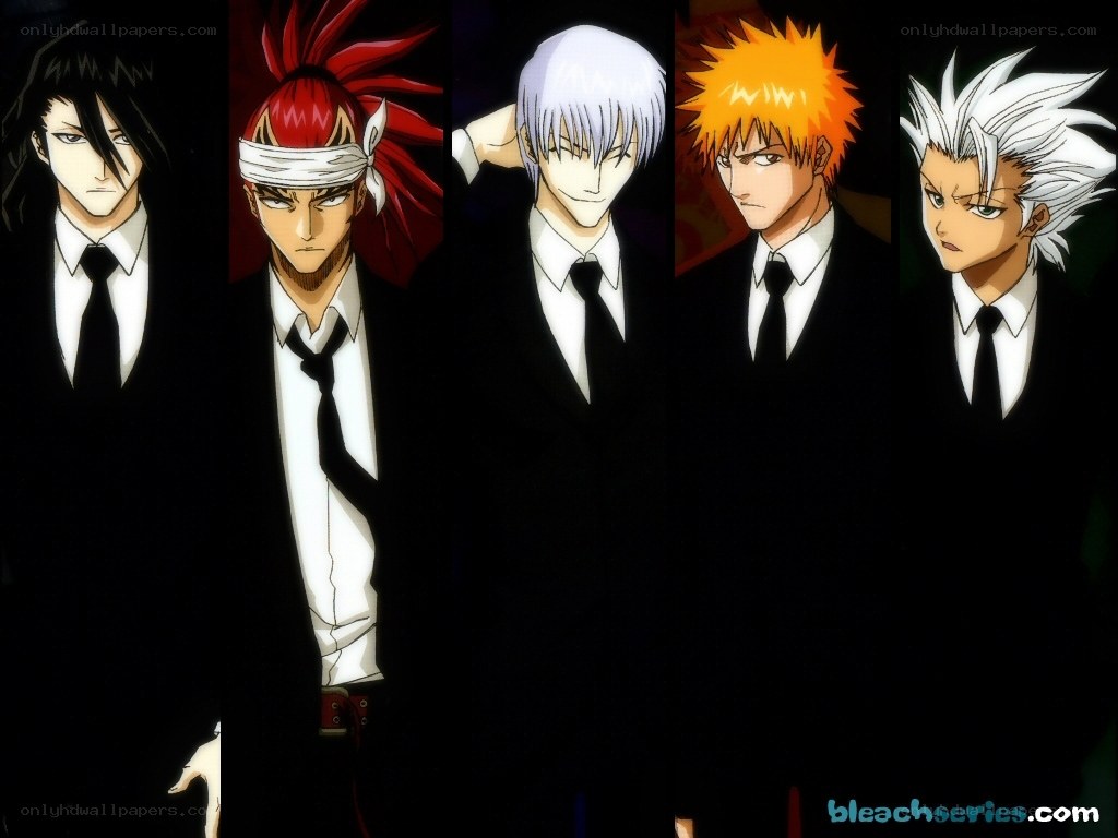 Bleach characters in suits