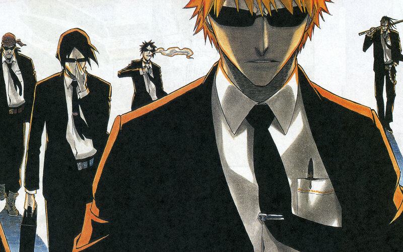 Bleach characters in suits