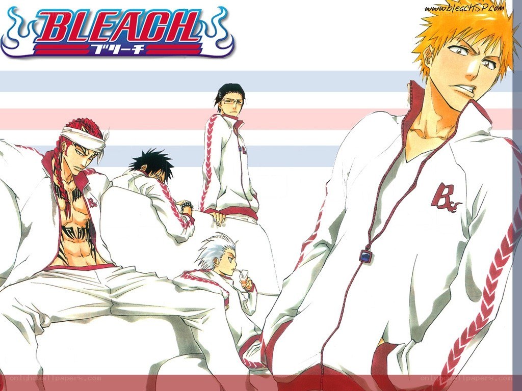 Bleach characters in tracksuits