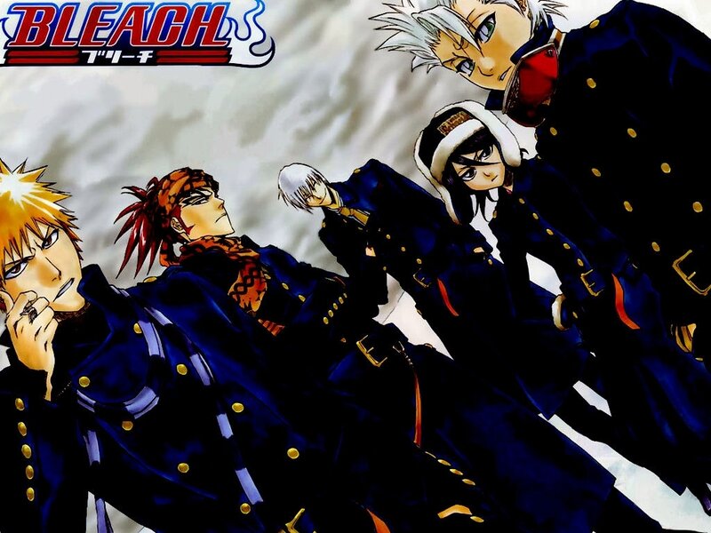 Bleach characters in uniform