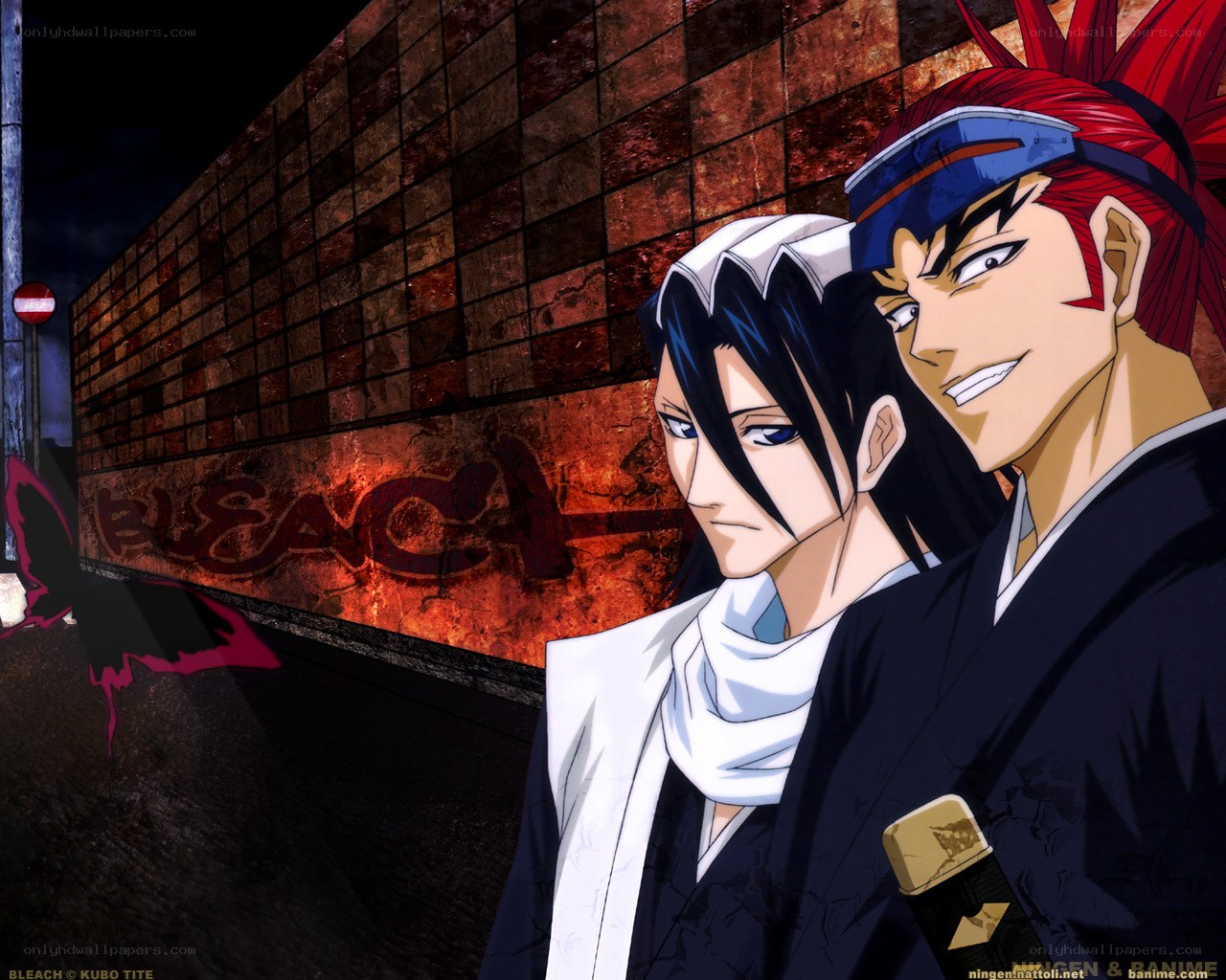 Bleach characters in urban setting
