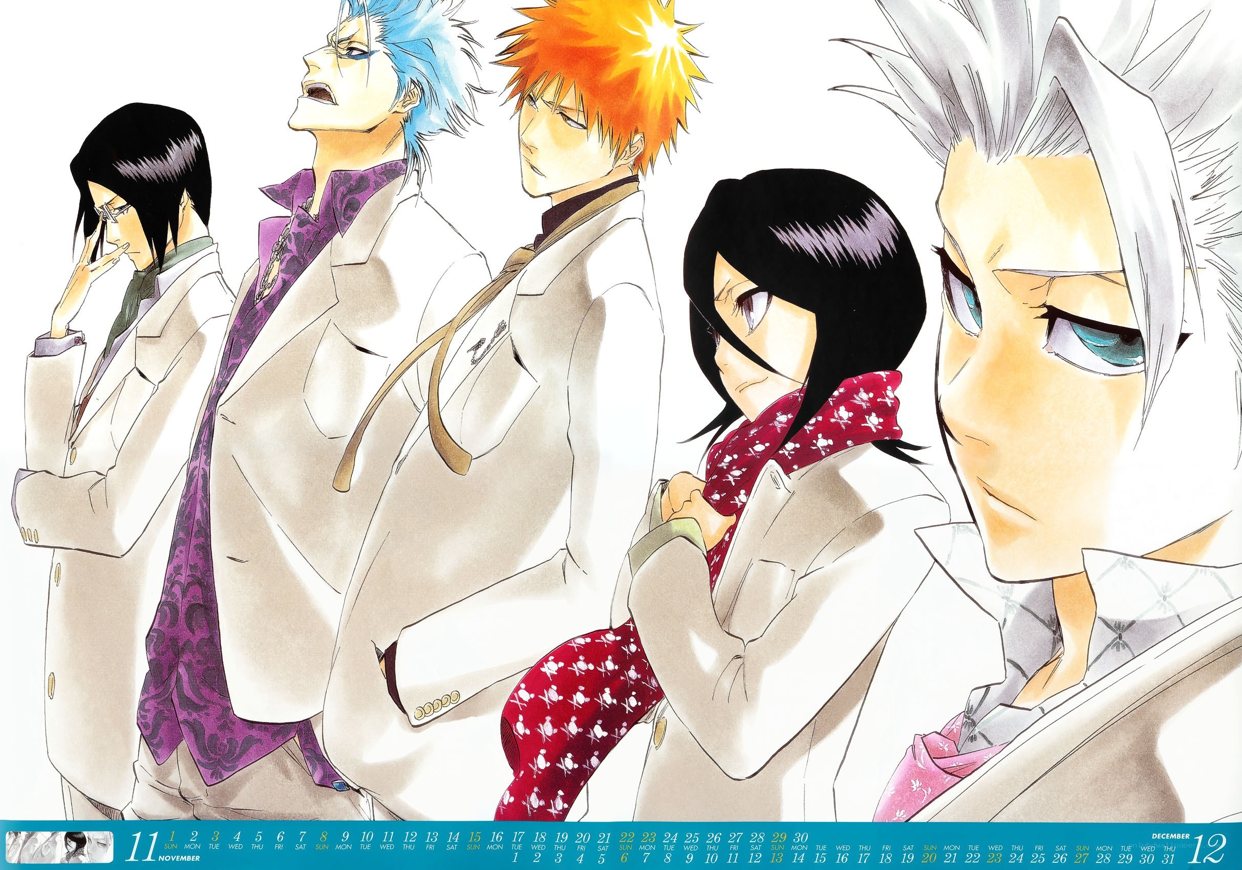 Bleach characters in white coats