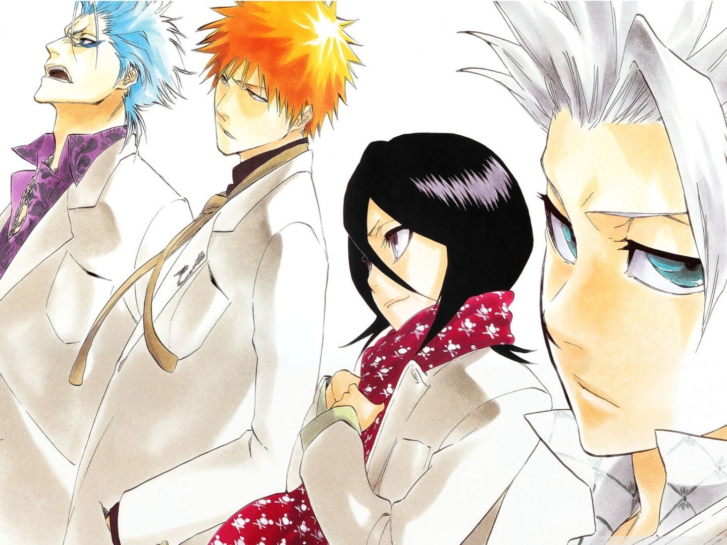 Bleach characters in white coats
