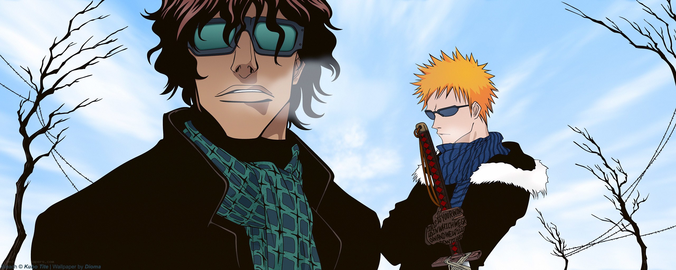 Bleach characters in winter