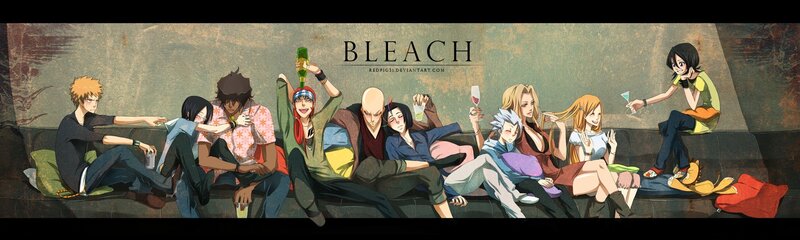 Bleach characters relaxing