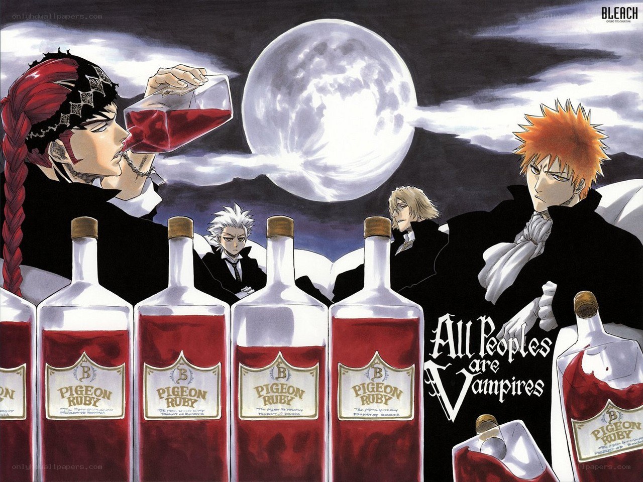 Bleach characters with Pigeon Ruby