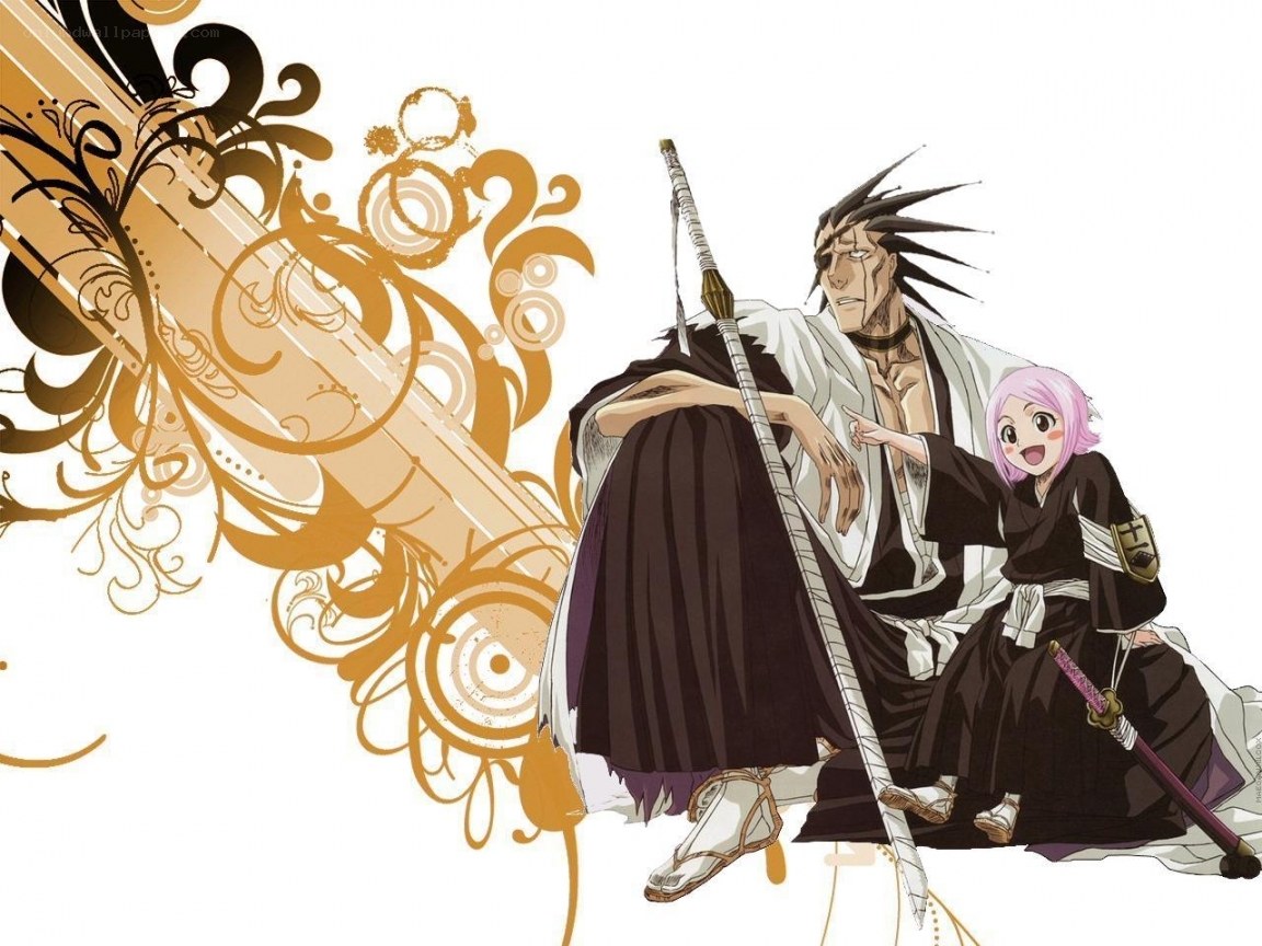 Bleach characters with swords