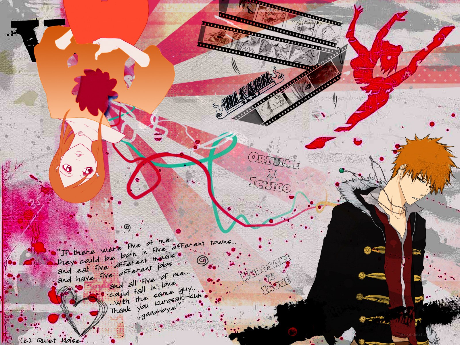 Bleach fan art collage