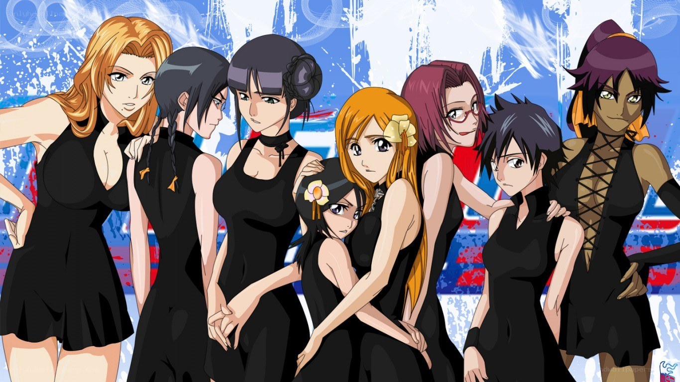 Bleach female characters group